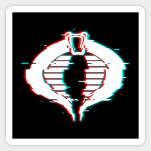 GLITCHY COBRA Sticker